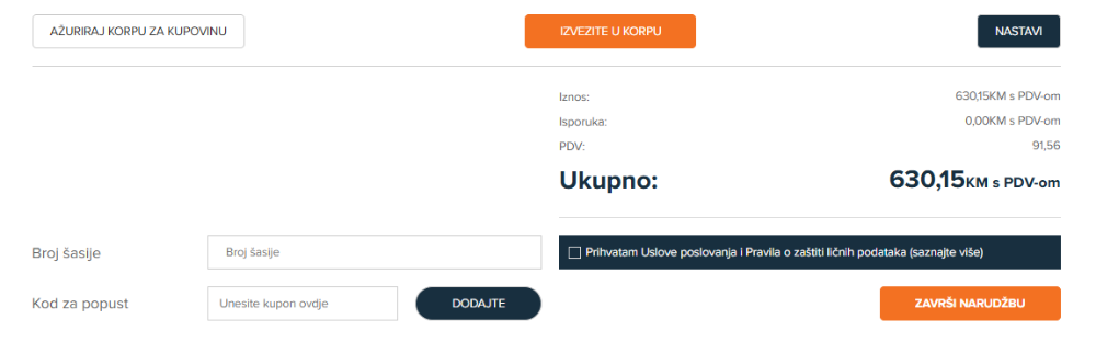 Korak 8 – dno korpe